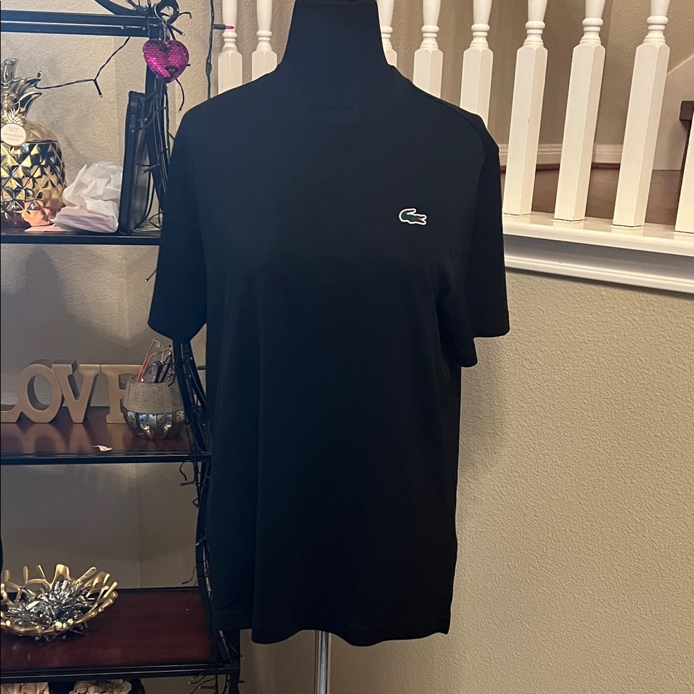 Lacoste Men's Black Short Sleeve Tee
